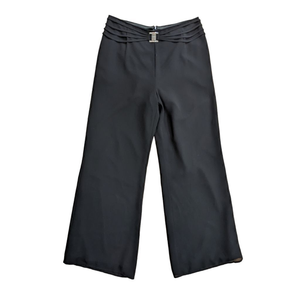 Joseph Ribkoff Women's Black Wide Leg Pants Size 12